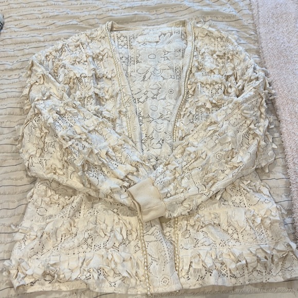 VINTAGE Cache white cardigan - Picture 4 of 4